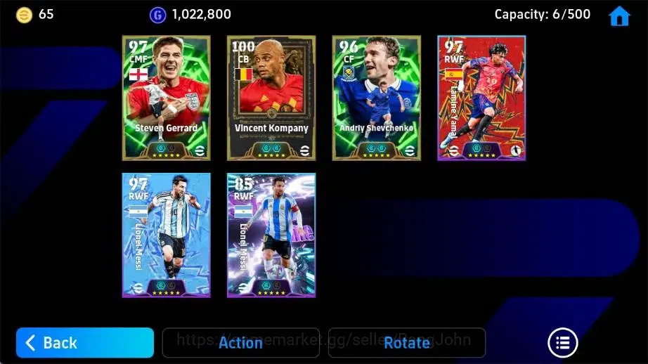 eFootball Accounts Mobile|PW 3098|Epic Kompany,Gerrard,Shevchenko|Sho image 3