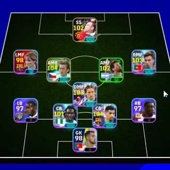 eFootball Accounts High-End Android|Power 3084|Epic Tomas Rosicky,Rooney,Aubameyang|Show Time Luka Modric,R Araujo,F