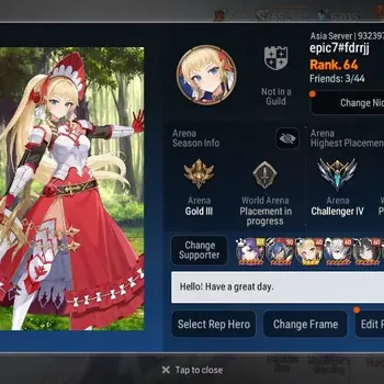 Epic Seven Accounts High-End ASIA | 11 ML(Harsetti,SE Celine,RAL,EILynav,SB Aramintha.Etc...) | PoH+Bless ON | SS 5K