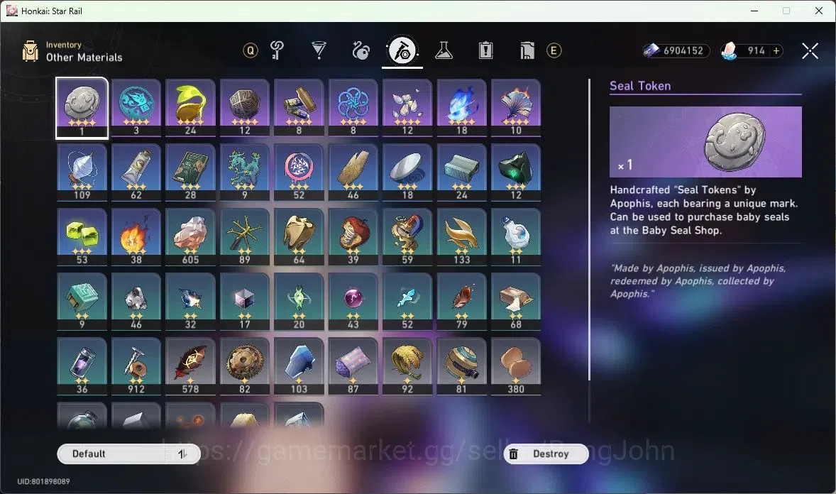 Honkai Star Rail Accounts ASIA | TL 68 | 13 LIMIT | SILVER WOLF | SPARXIE |  image 10