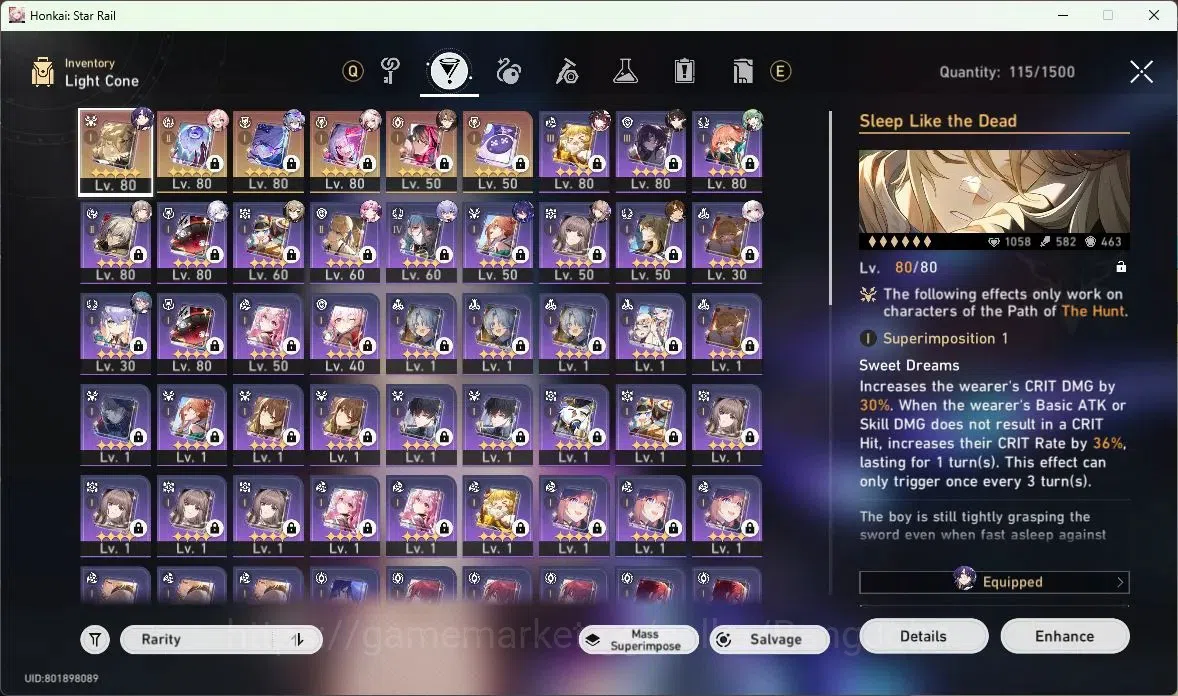 Honkai Star Rail Accounts ASIA | TL 68 | 13 LIMIT | SILVER WOLF | SPARXIE |  image 12