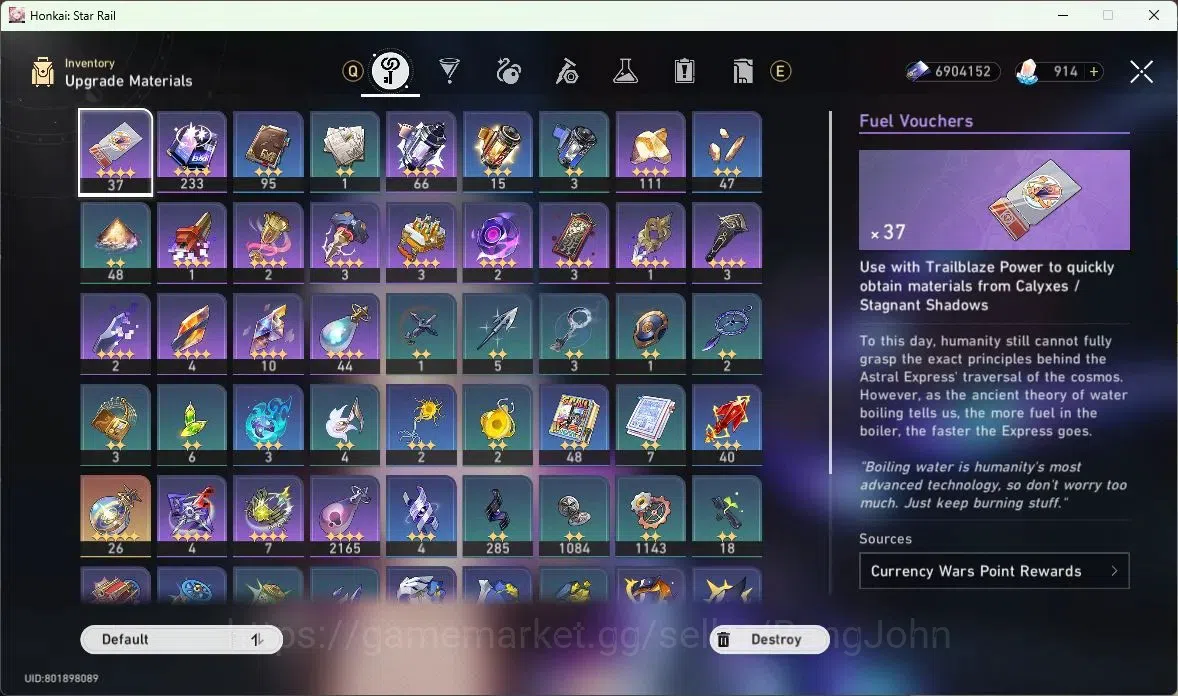 Honkai Star Rail Accounts ASIA | TL 68 | 13 LIMIT | SILVER WOLF | SPARXIE |  image 13