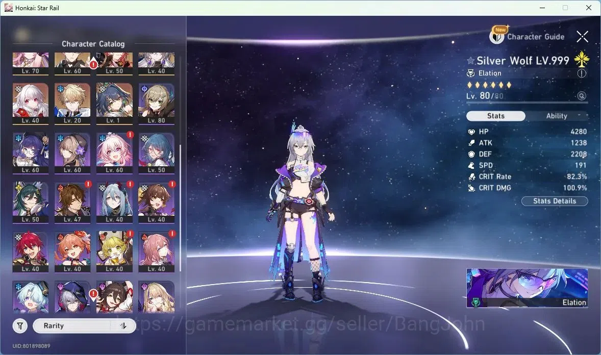 Honkai Star Rail Accounts ASIA | TL 68 | 13 LIMIT | SILVER WOLF | SPARXIE |  image 3