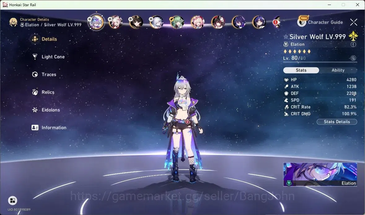 Honkai Star Rail Accounts ASIA | TL 68 | 13 LIMIT | SILVER WOLF | SPARXIE |  image 5