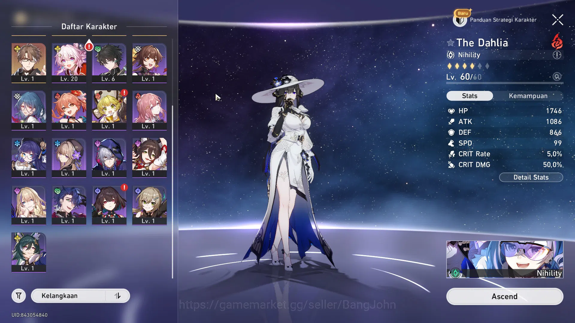 Honkai Star Rail Accounts ASIA | TL50 | |The Dahlia+Sign| |HuoHuo+Sign| | Ka image 3