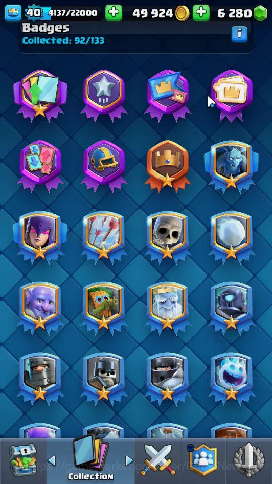 Clash Royale Accounts Midgame Lv 40|Trophy 7581|KTL 13|Limited Skin|Card 119| 1 Hero 7 EVO 6 Champ 22 Legendary 33 Epic 29 11