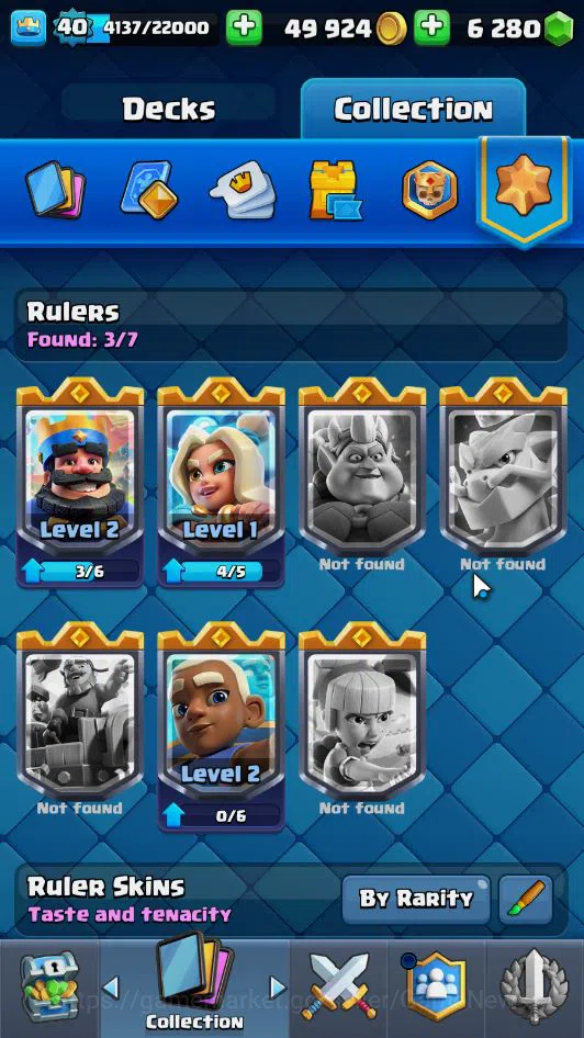 Clash Royale Accounts Midgame Lv 40|Trophy 7581|KTL 13|Limited Skin|Card 119| 1 Hero 7 EVO 6 Champ 22 Legendary 33 Epic 29 12