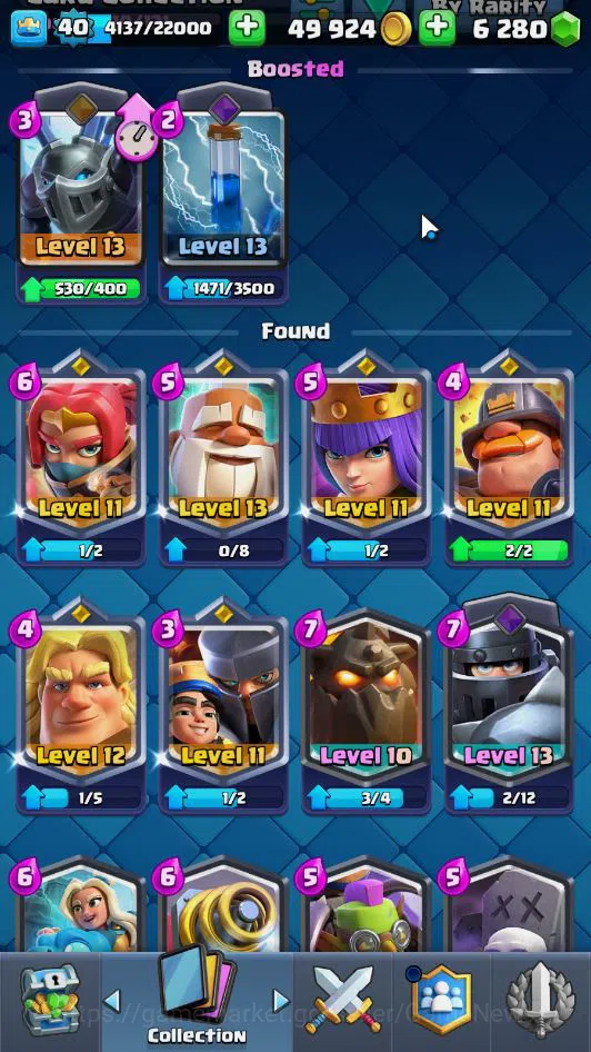 Clash Royale Accounts Midgame Lv 40|Trophy 7581|KTL 13|Limited Skin|Card 119| 1 Hero 7 EVO 6 Champ 22 Legendary 33 Epic 29 14