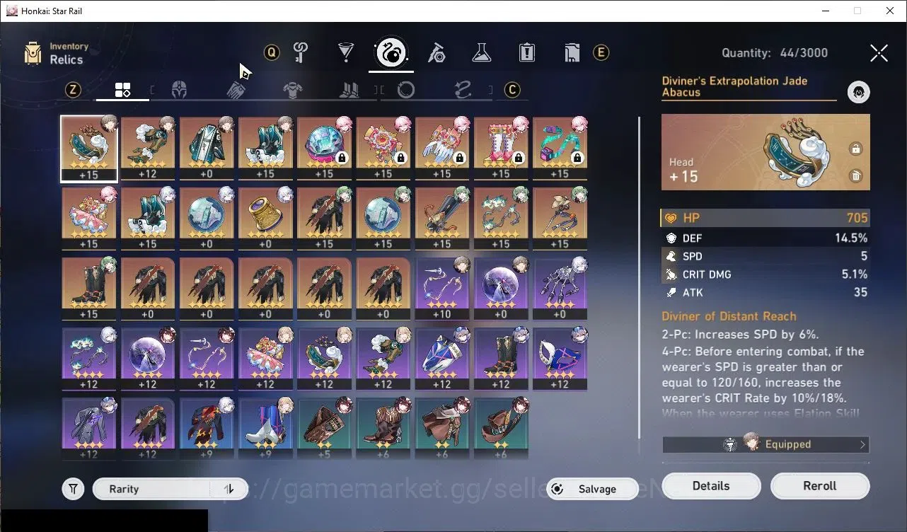 Honkai Star Rail Accounts Others Asia|TL 51| [Evanescia Elation Team] |5 Limited|Avanescia,Huohuo,YaoGuang,Sparkle, Etc|Male 7