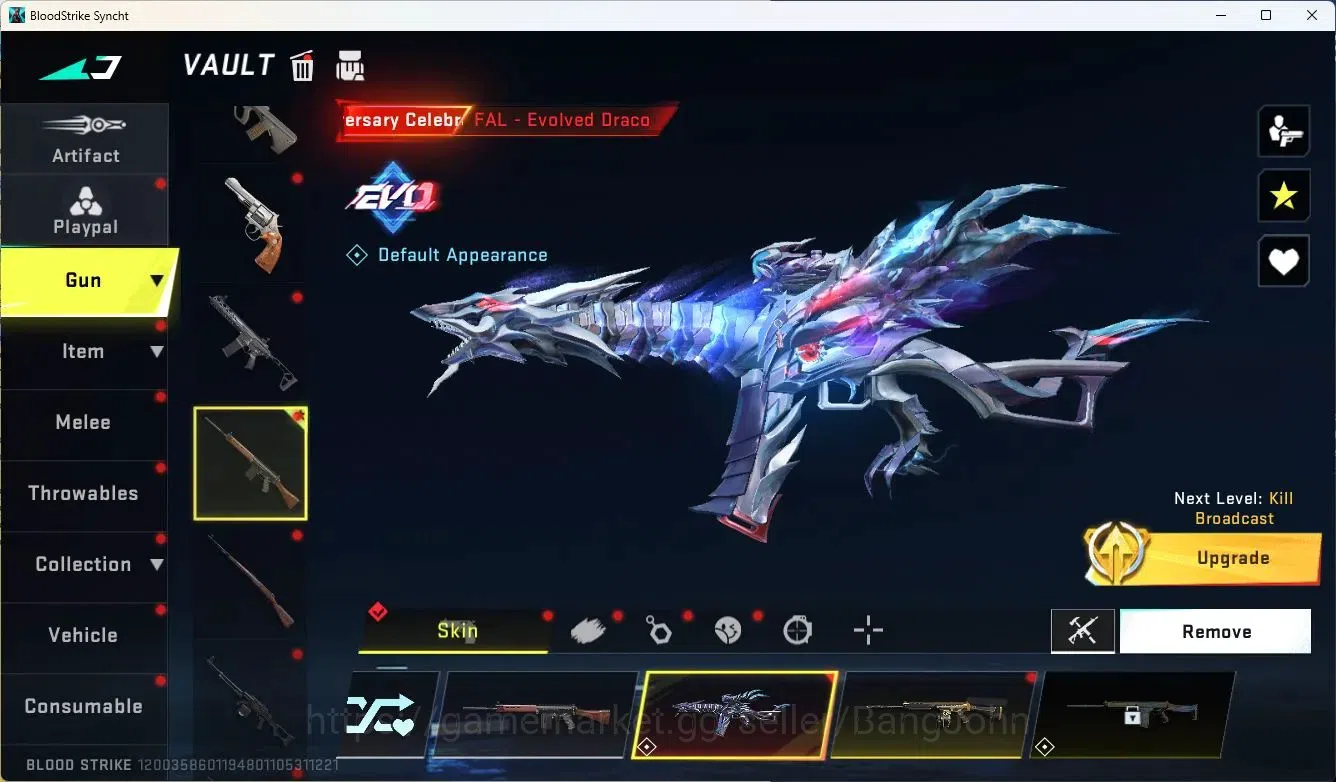 Blood Strike Accounts ASIA | EVO FAL | 3 Ultra Guns | 6 Legendary Guns | image 11