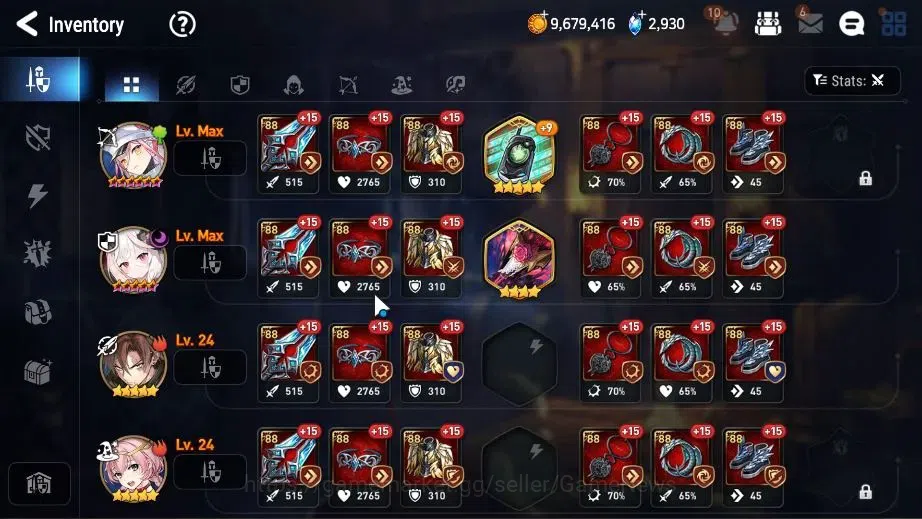 Epic Seven Accounts Global Unverif|New Era|4 ML(LOTScales,Abysal Yufin image 12