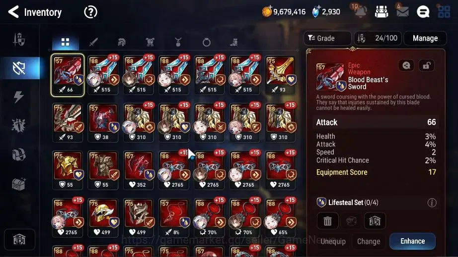 Epic Seven Accounts Global Unverif|New Era|4 ML(LOTScales,Abysal Yufin image 13