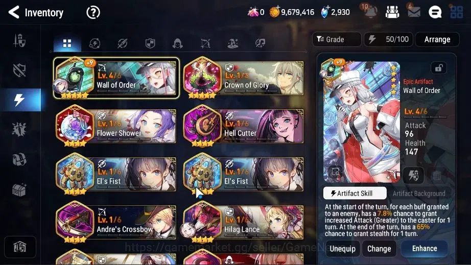 Epic Seven Accounts Global Unverif|New Era|4 ML(LOTScales,Abysal Yufin image 14