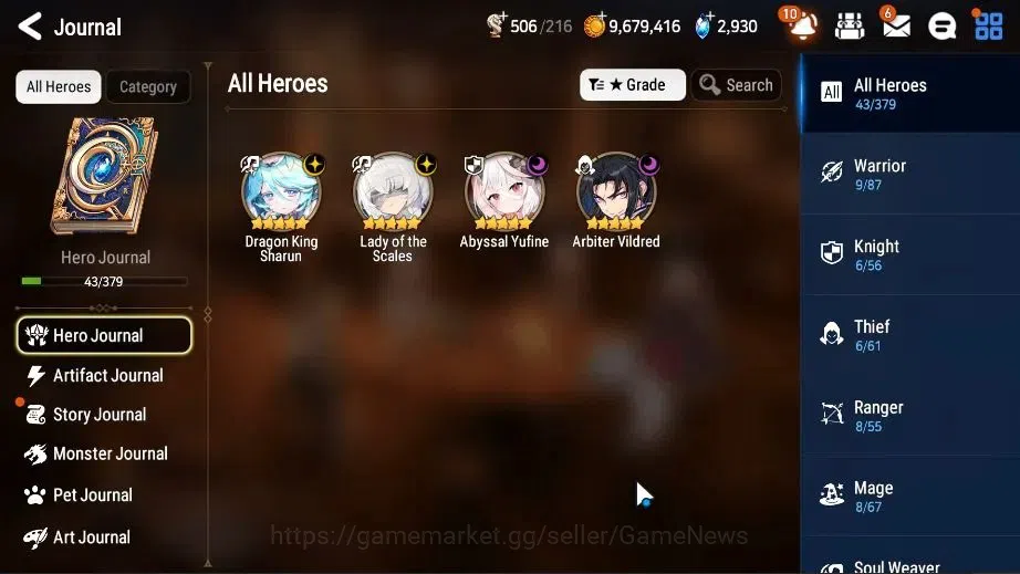 Epic Seven Accounts Global Unverif|New Era|4 ML(LOTScales,Abysal Yufin image 6