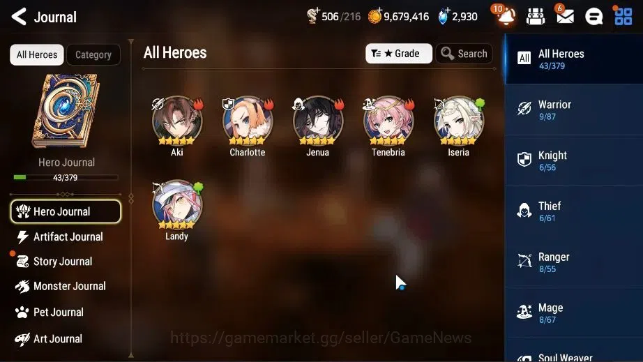 Epic Seven Accounts Global Unverif|New Era|4 ML(LOTScales,Abysal Yufin image 7