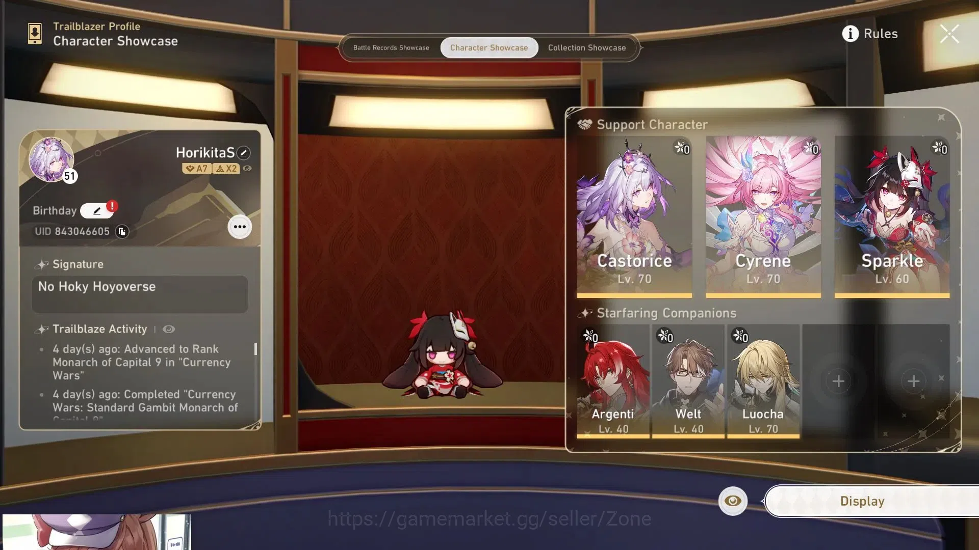 Honkai Star Rail Accounts ASIA|Sparkle Lv60, Luocha Lv70, Argenti Lv40|TL51| image 12