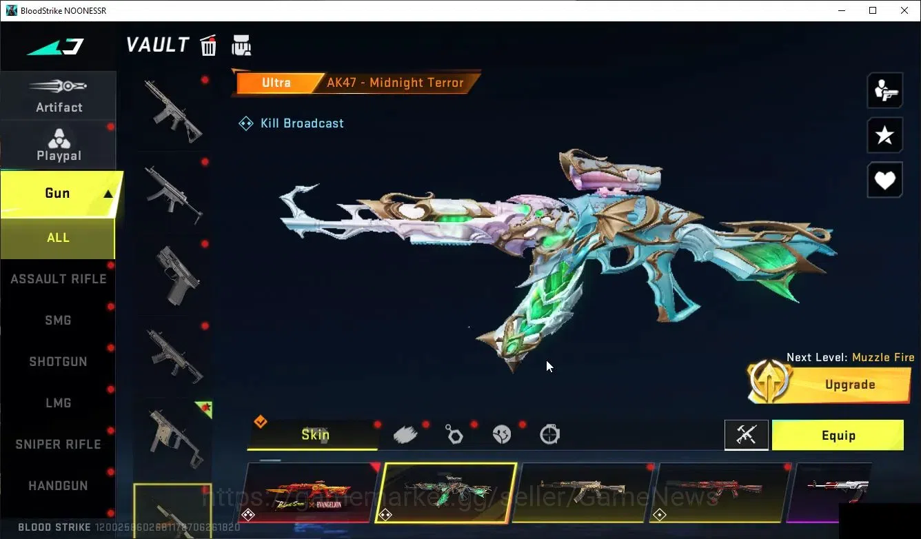 Blood Strike Accounts ASIA|ETERNAL Lv3 Vector-ShadowDrake+COLLAB EVA[Lv2 image 15