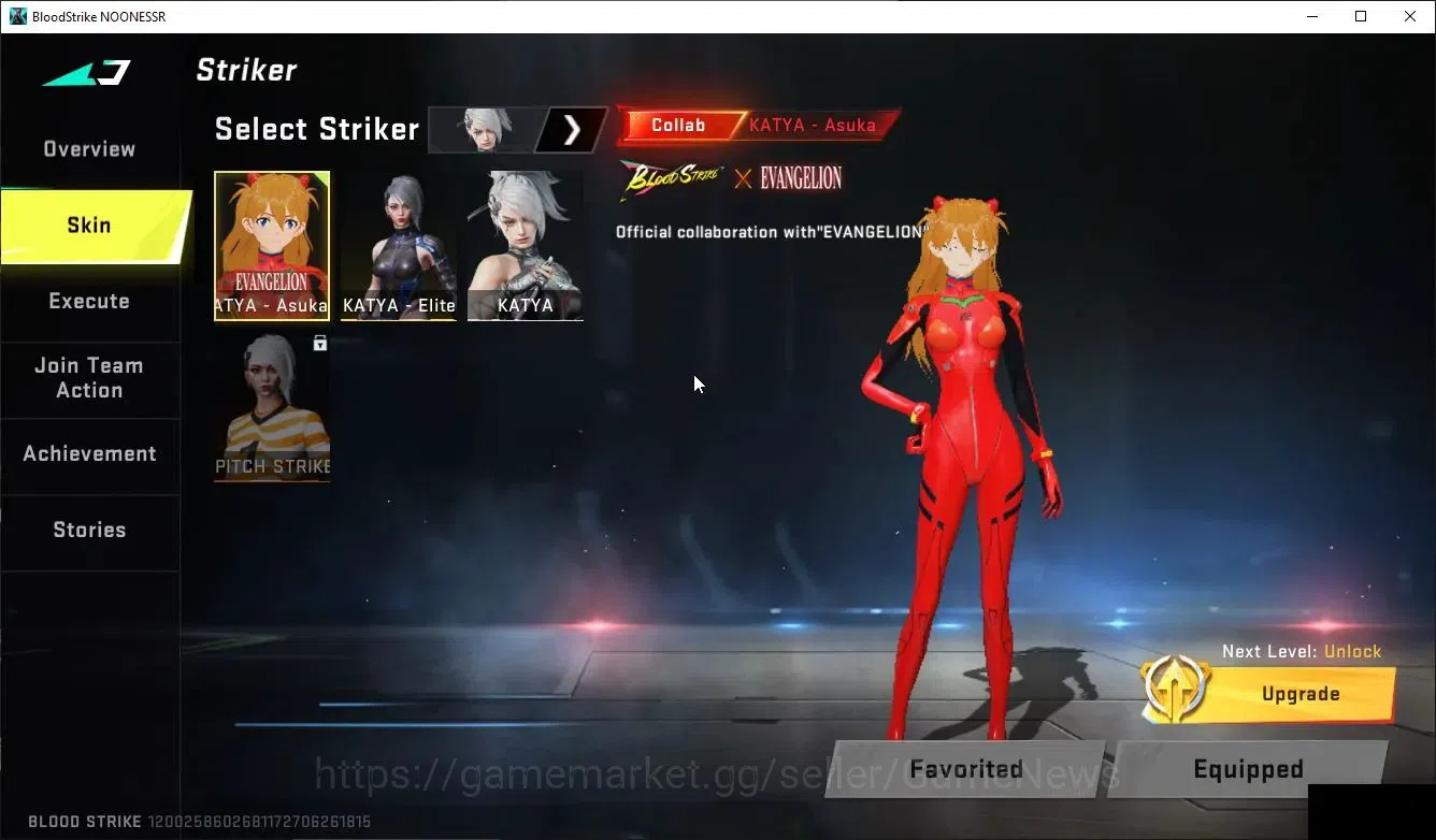 Blood Strike Accounts ASIA|ETERNAL Lv3 Vector-ShadowDrake+COLLAB EVA[Lv2 image 3
