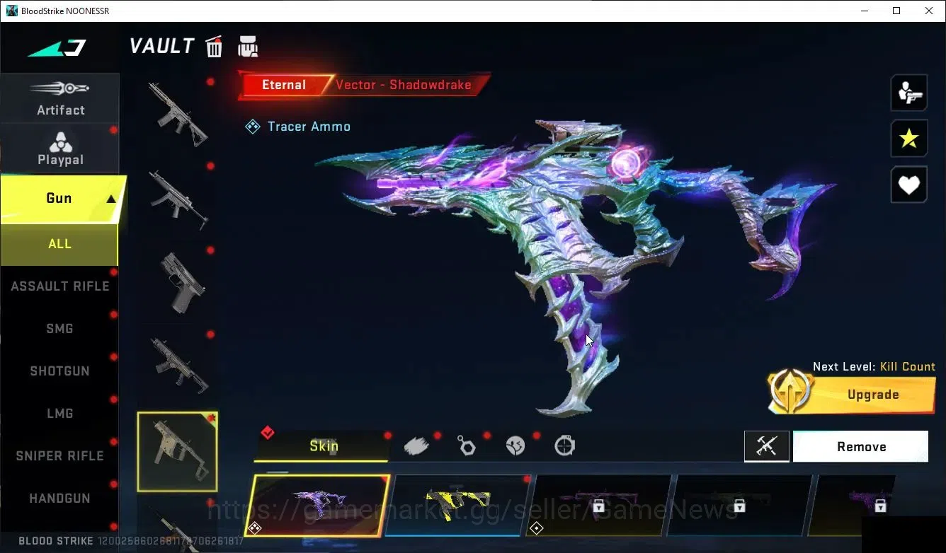 Blood Strike Accounts ASIA|ETERNAL Lv3 Vector-ShadowDrake+COLLAB EVA[Lv2 image 6