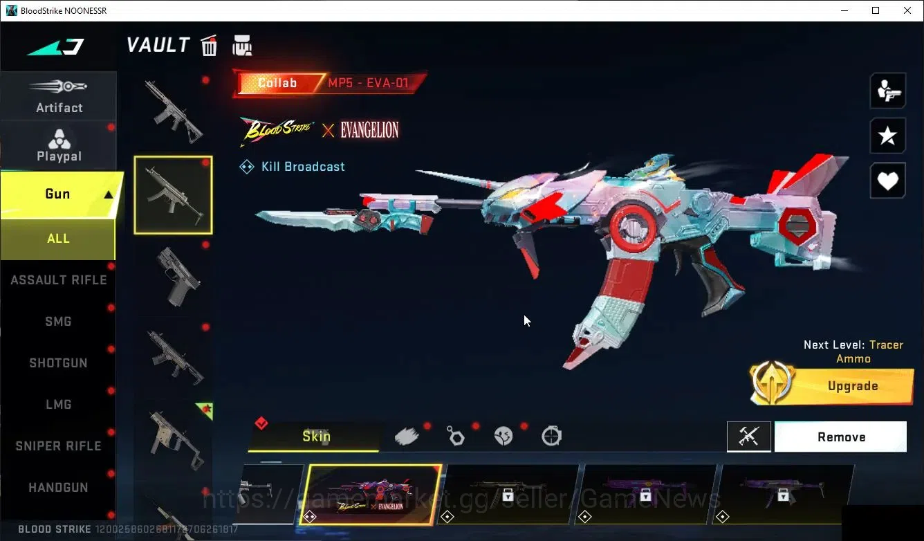 Blood Strike Accounts ASIA|ETERNAL Lv3 Vector-ShadowDrake+COLLAB EVA[Lv2 image 8