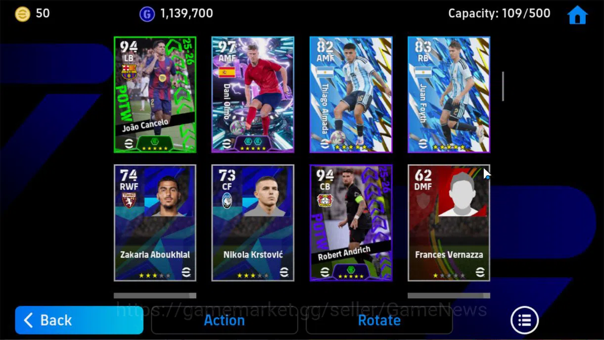 eFootball Accounts Mobile|PhenomPass(DaniOlmo),PhenomFinish(Semih Kil image 2