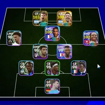 eFootball Accounts Legends & Iconic Players Android|Big Time Lionel Messi|3 Show Time Michael Olise,Johan Manzambi|3 Epic