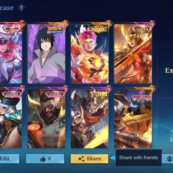 Mobile Legends: Bang Bang Accounts Collector Global|406 Skin|Exalted|LEGEND Freya,SASUKE,DM 668,Luckybox Ruby Roger