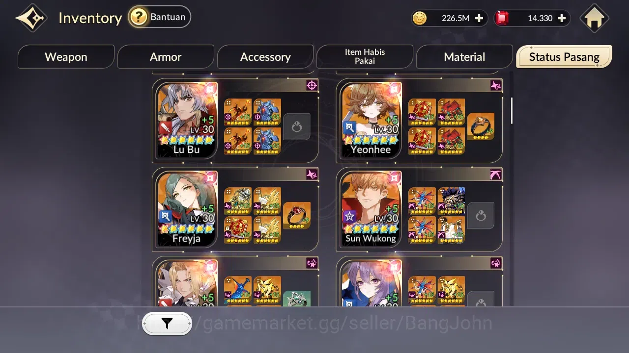 Seven Knights Re:Birth Accounts Global|4EX7(JuriTC3,MeliaTC1,Rosie,Gelidus)30TC6(S image 6