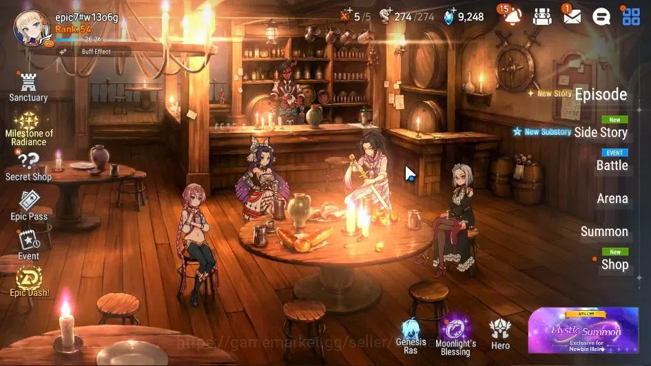 Epic Seven Accounts High-End Global UnVerif|7 ML(Harseti,Belian,SOT Snow,EW Ludwig,BW Iseria,Etc)+Ab Fumyr,Fenne,etc|PoH 1