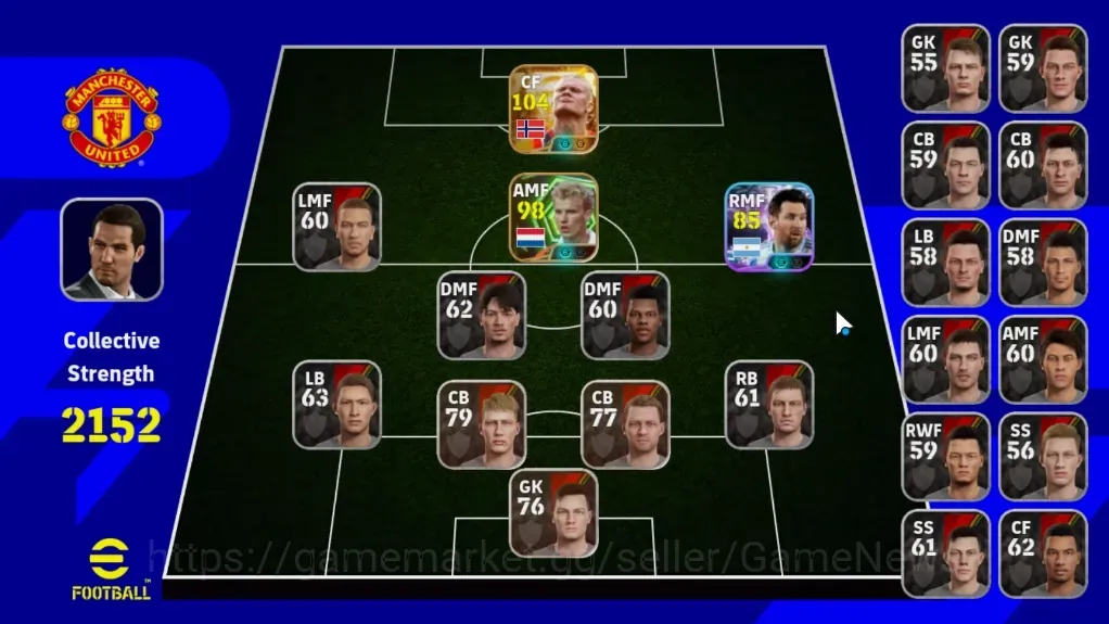 eFootball Accounts Starter Android|Fresh Starter|Big Time Erling Haaland 5 Jul'26|Epic Dennis Bergkamp| Show Time Lionel 1