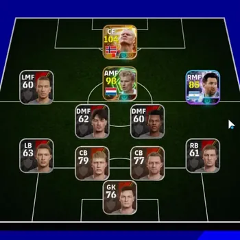 eFootball Accounts Starter Android|Fresh Starter|Big Time Erling Haaland 5 Jul'26|Epic Dennis Bergkamp| Show Time Lionel