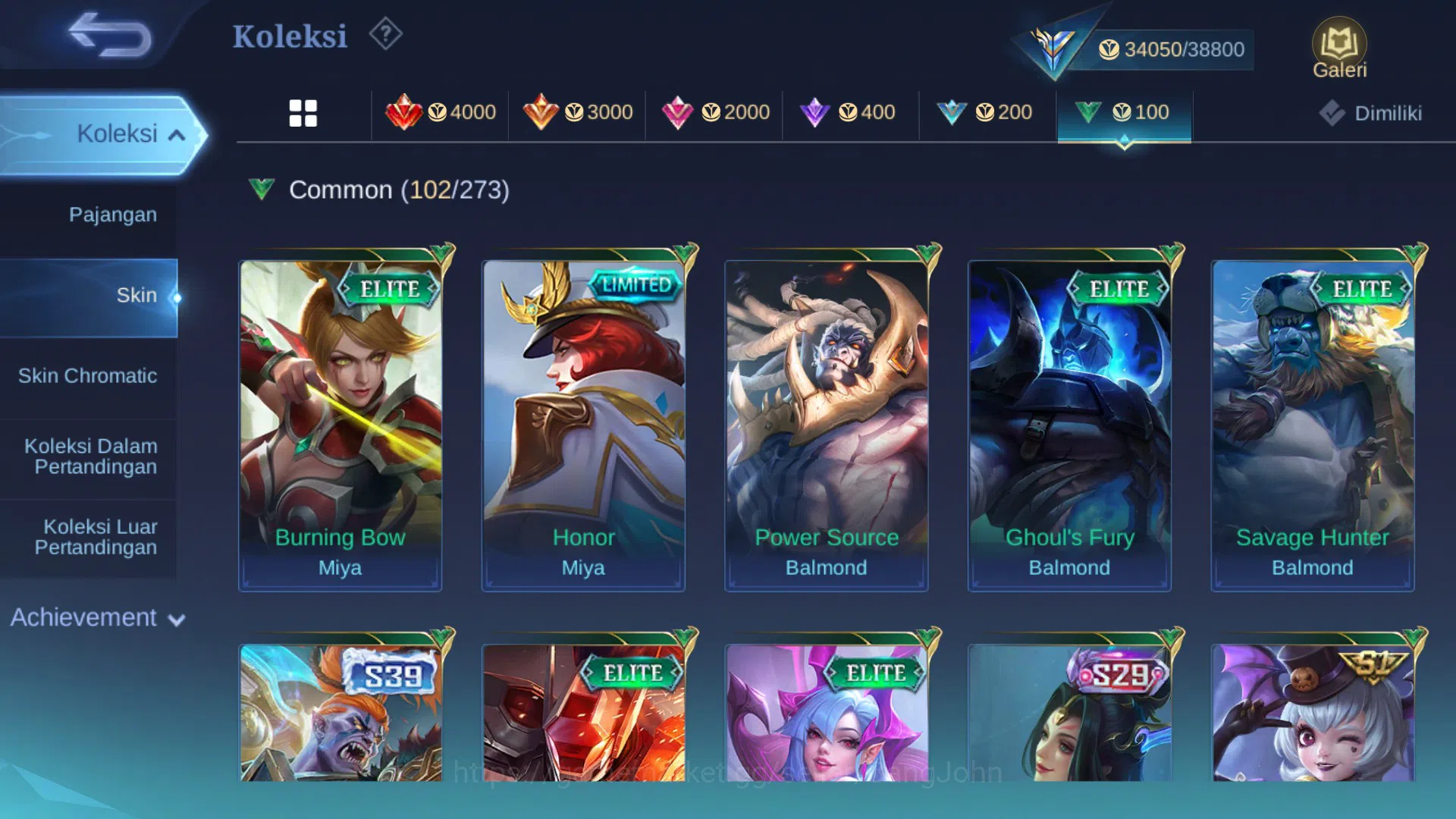 Mobile Legends: Bang Bang Accounts Hero 112 | Skin 171 |CC Natalia|P.ACE Fanny|Sponge image 18