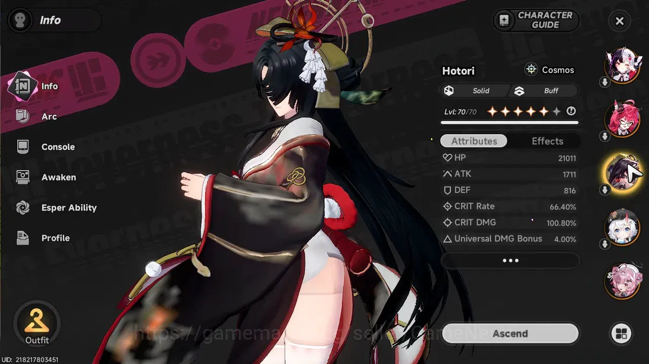 Neverness to Everness Accounts GLOBAL SEA|HL 47|TL 30|7 SSR 3 Limit[Lacrimosa,Hot image 3