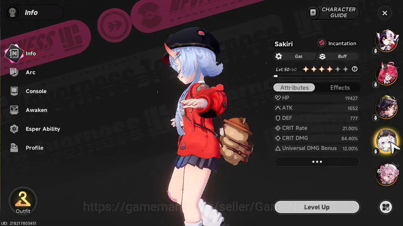 Neverness to Everness Accounts GLOBAL SEA|HL 47|TL 30|7 SSR 3 Limit[Lacrimosa,Hot image 4