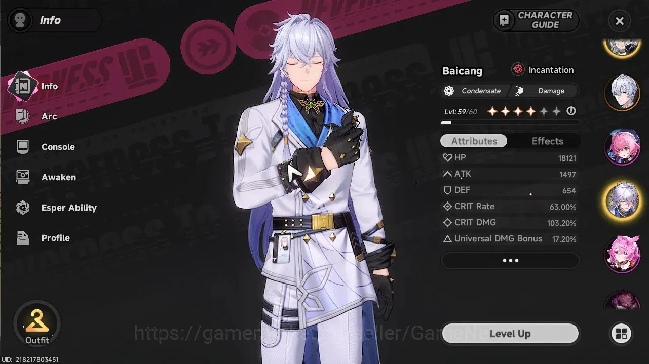 Neverness to Everness Accounts GLOBAL SEA|HL 47|TL 30|7 SSR 3 Limit[Lacrimosa,Hot image 7