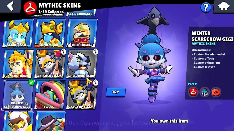 Brawl Stars Accounts 1621 Trophy|145 Gem|38 Brawlers 4 Max Lvl|1 Hypch  image 12