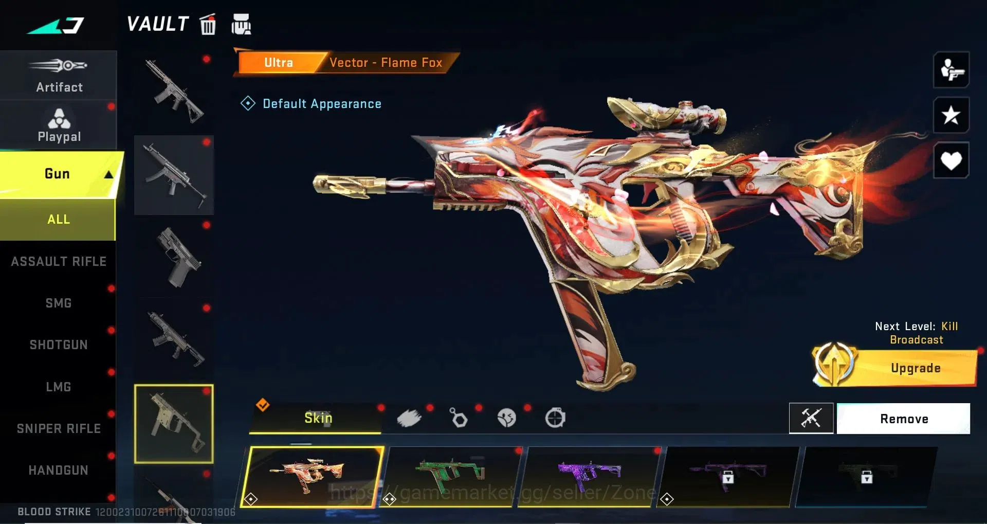 Blood Strike Accounts High-End ASIA|3 AOT|1 ETERNAL: M4A1 Blight's Embrace|8 ULTRA GUNS|3 LIMITED GUNS|10 LEGENDARY 11