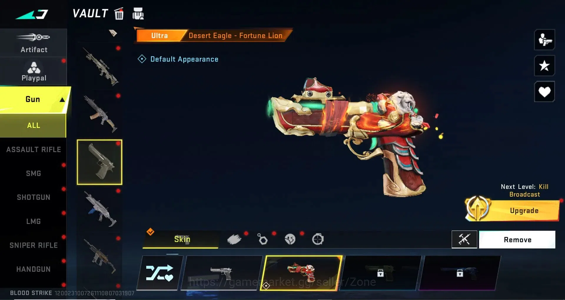 Blood Strike Accounts High-End ASIA|3 AOT|1 ETERNAL: M4A1 Blight's Embrace|8 ULTRA GUNS|3 LIMITED GUNS|10 LEGENDARY 14