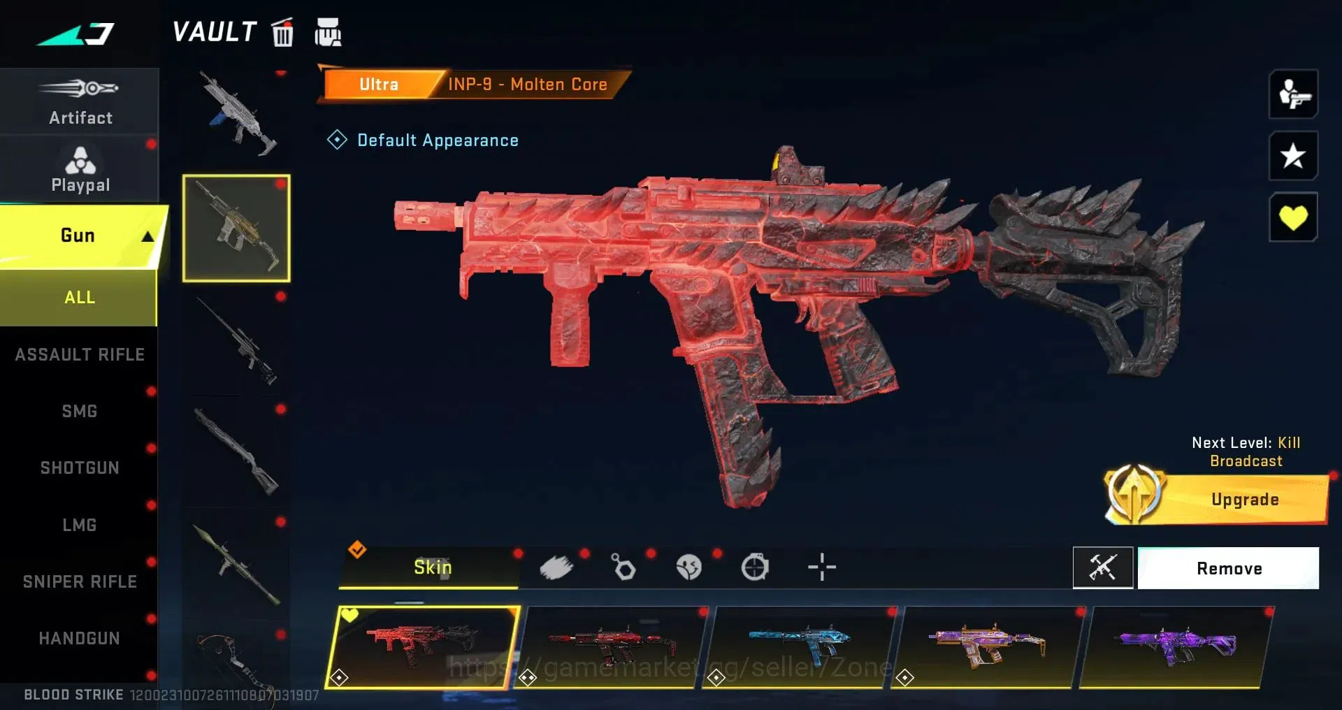 Blood Strike Accounts High-End ASIA|3 AOT|1 ETERNAL: M4A1 Blight's Embrace|8 ULTRA GUNS|3 LIMITED GUNS|10 LEGENDARY 16