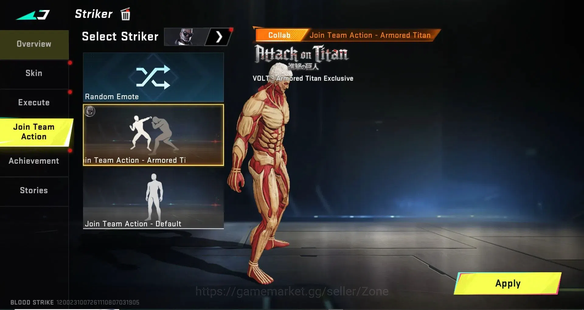 Blood Strike Accounts High-End ASIA|3 AOT|1 ETERNAL: M4A1 Blight's Embrace|8 ULTRA GUNS|3 LIMITED GUNS|10 LEGENDARY 7
