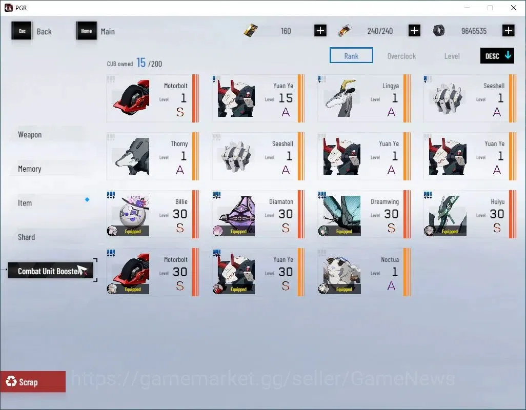 Punishing: Gray Raven Accounts Asia|Lv 99|[SS Parhelion,SS LuciaCW,Daemonnisa]+Si image 14