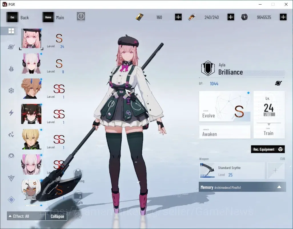 Punishing: Gray Raven Accounts Asia|Lv 99|[SS Parhelion,SS LuciaCW,Daemonnisa]+Si image 8