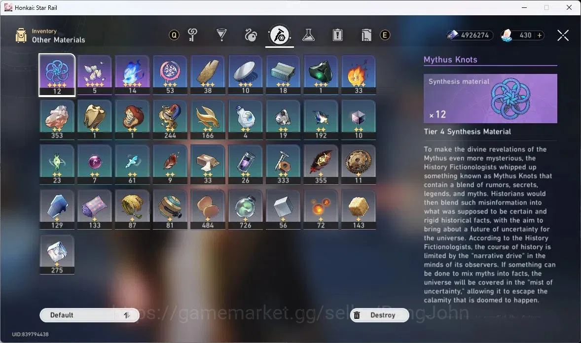 Honkai Star Rail Accounts Others ASIA | TL 60 | 8 LIMIT | THE HERTA | DAN HENG | CASTORICE | SPARKLE | FU XUAN |SPEC PASS 0 6