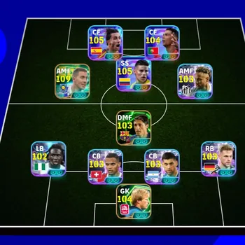 eFootball Accounts Legends & Iconic Players COLECTIVE 3228+ | RONALDO WCP2026 x F TORRES x J RODRIGUEZ x NEW EDEN HAZARD x