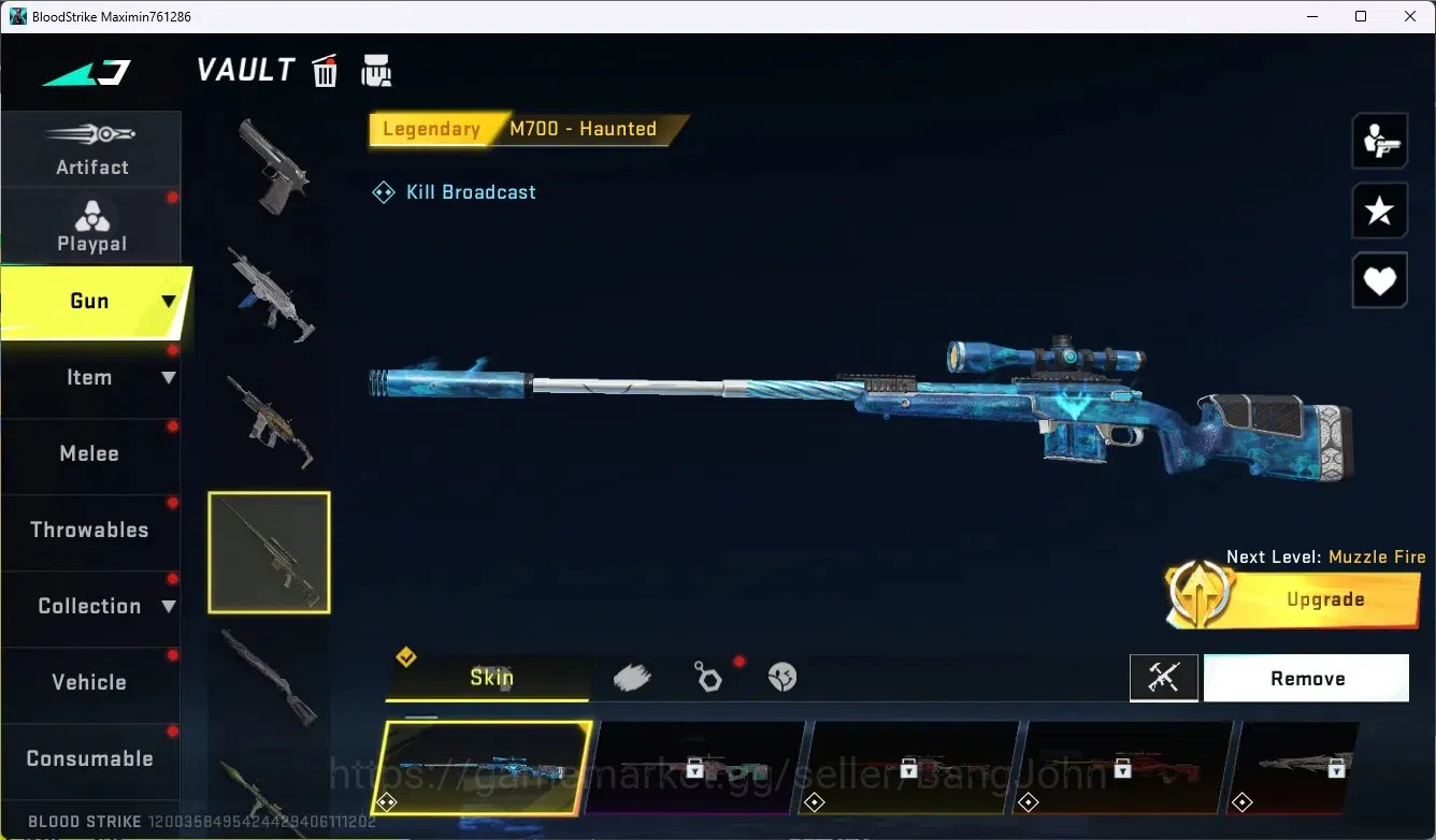 Blood Strike Accounts ASIA|Collab Gun MCX - EVA-00|2 Legendary Gun|Ethan image 3