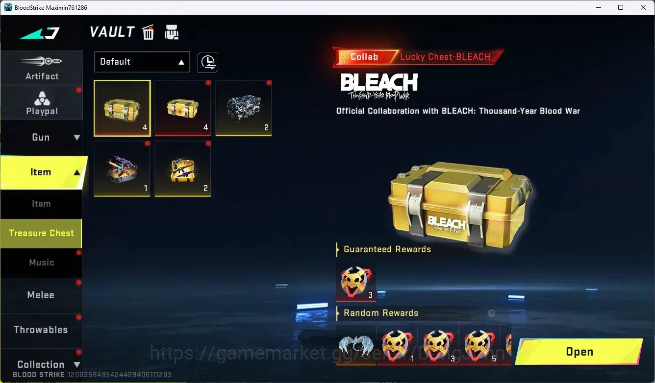Blood Strike Accounts ASIA|Collab Gun MCX - EVA-00|2 Legendary Gun|Ethan image 6