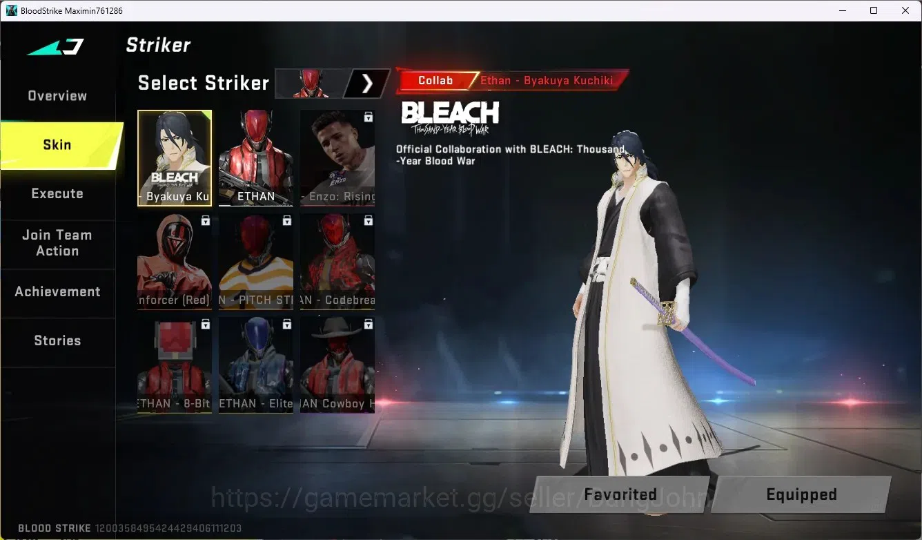 Blood Strike Accounts ASIA|Collab Gun MCX - EVA-00|2 Legendary Gun|Ethan image 8