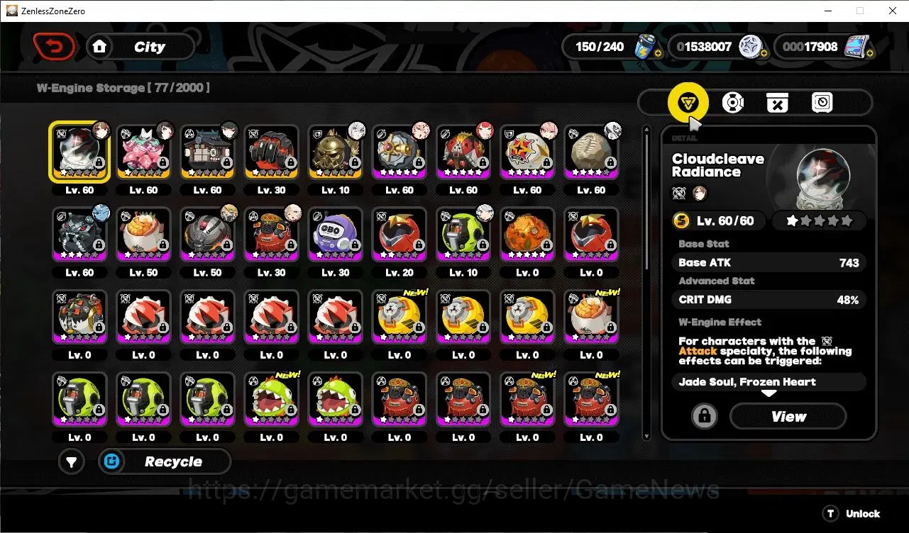 Zenless Zone Zero Accounts ASIA IK 56|17K Polyc+10 EMT|6 Limited [(Ye Shungua image 9