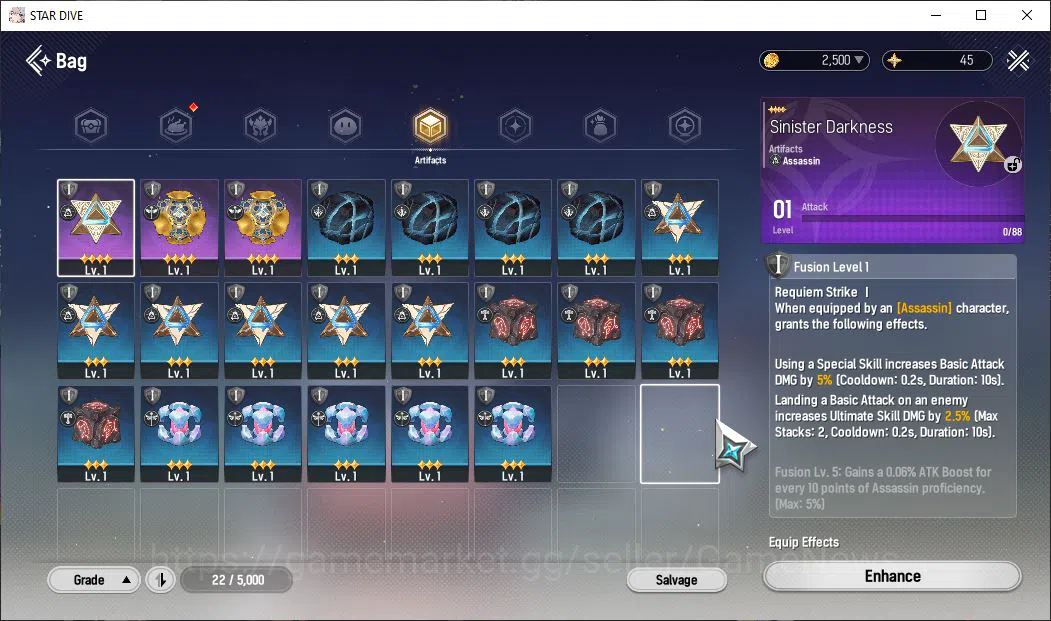 Mongil:Star Dive Accounts Global |Starter Lv 1| Meta 1 SSR Ophelia +4 SR Ser image 7