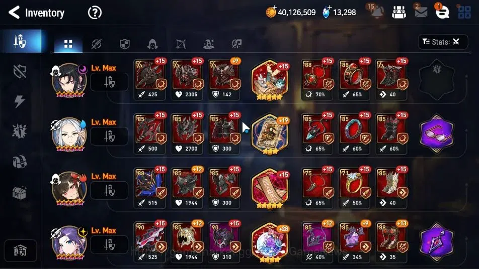 Epic Seven Accounts GLOBAL Unverif|9 ML(Arbiter Vildred,NM Luna,LH Cer image 14